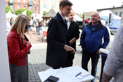 Stoisko Wyższej Szkoły Humanitas