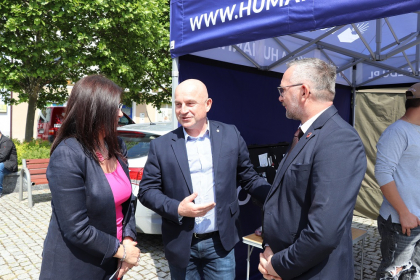 Stoisko Wyższej Szkoły Humanitas