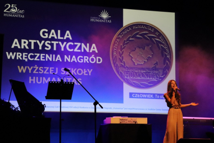 Gala artystyczna wyręczenia nagród Wyższej Szkoły Humanitas